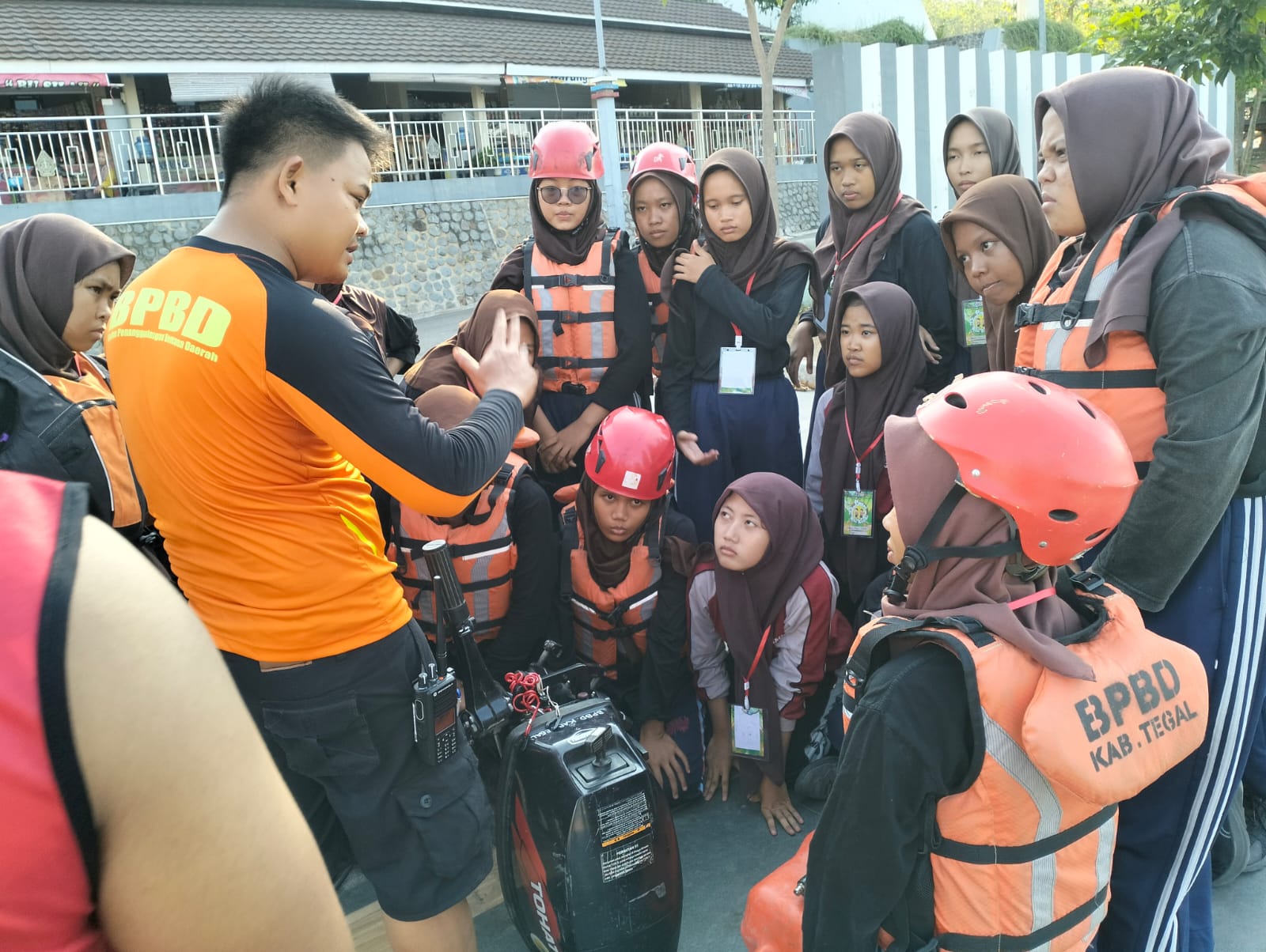 Saka Wirakartika Gandeng BPBD Kabupaten Tegal 