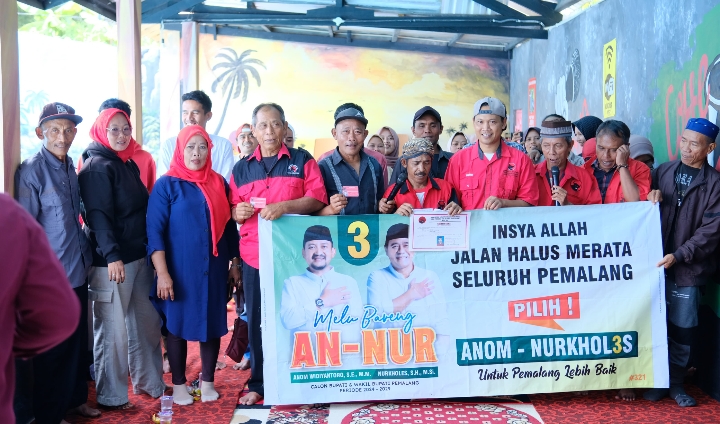 Kader PDIP Kabupaten Pemalang Pilih Mundur dari Partai dan Dukung An-Nur 