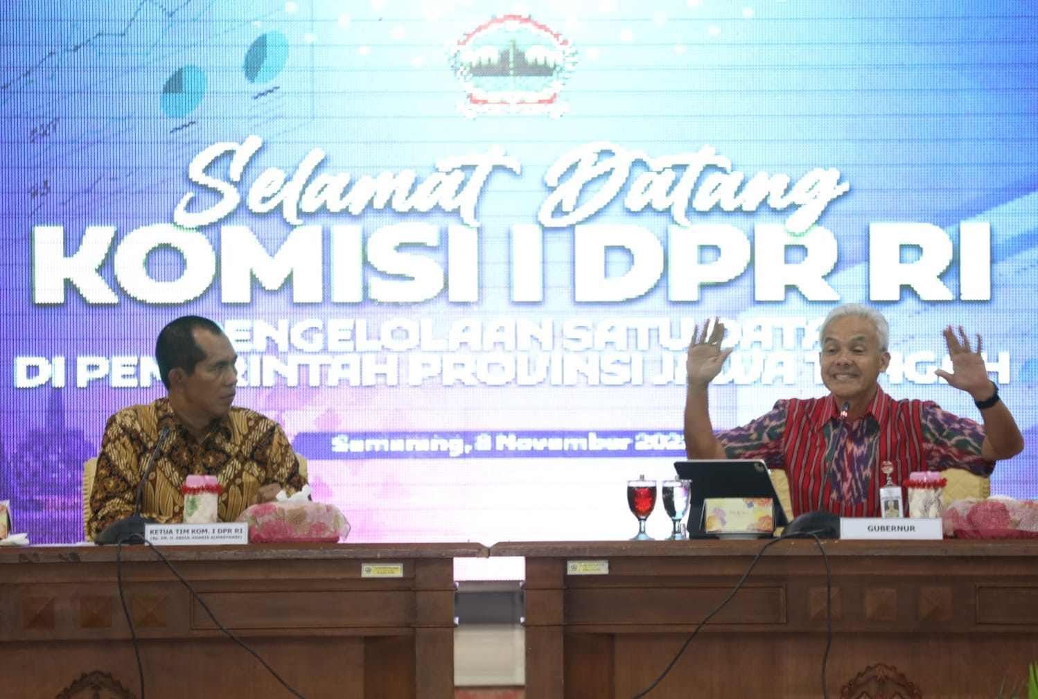 Komisi I DPR RI; Satu Data di Jawa Tengah Udah Maju Banget