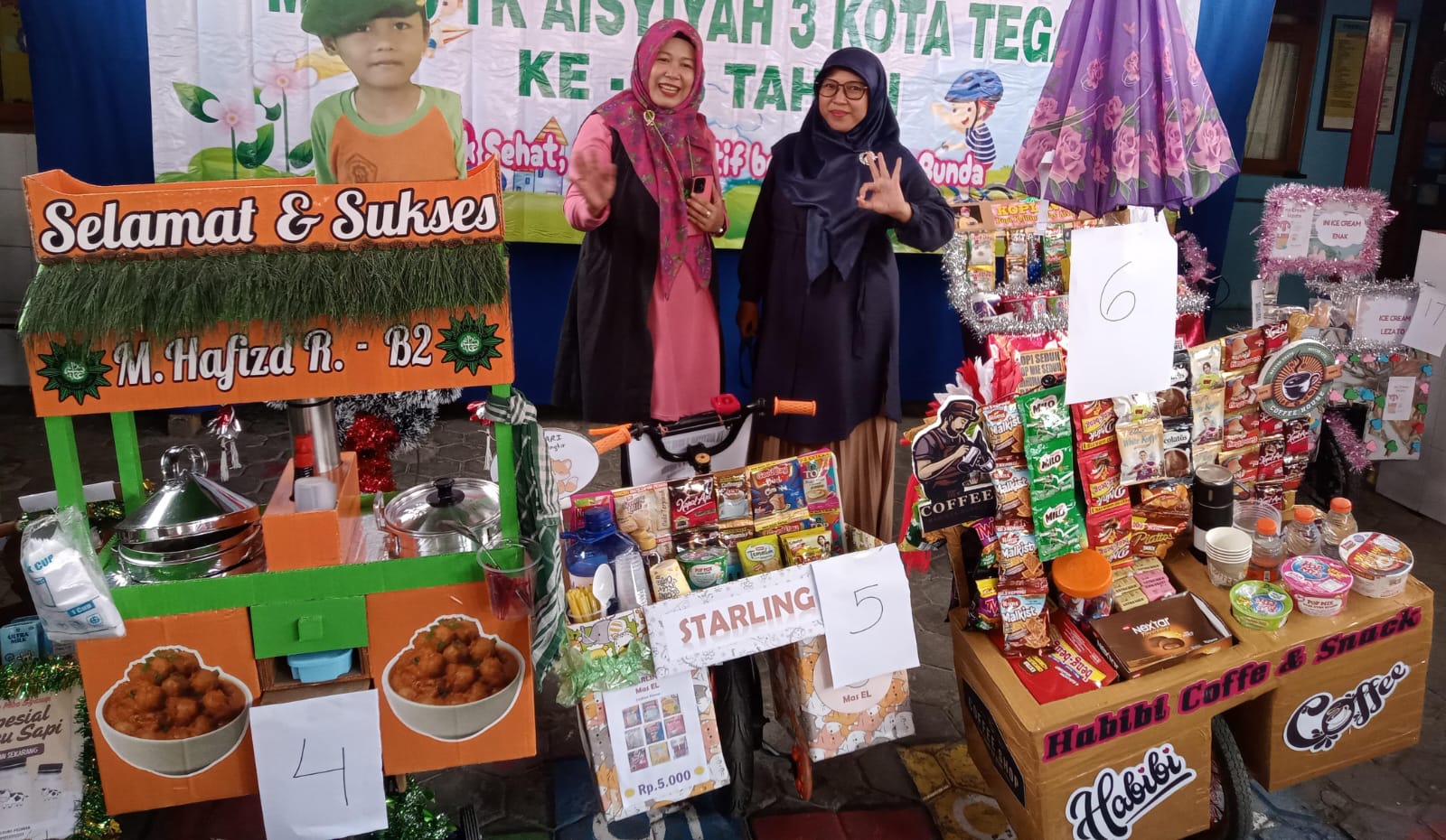 Murid TK Dilatih Jadi Pedagang Cilik 