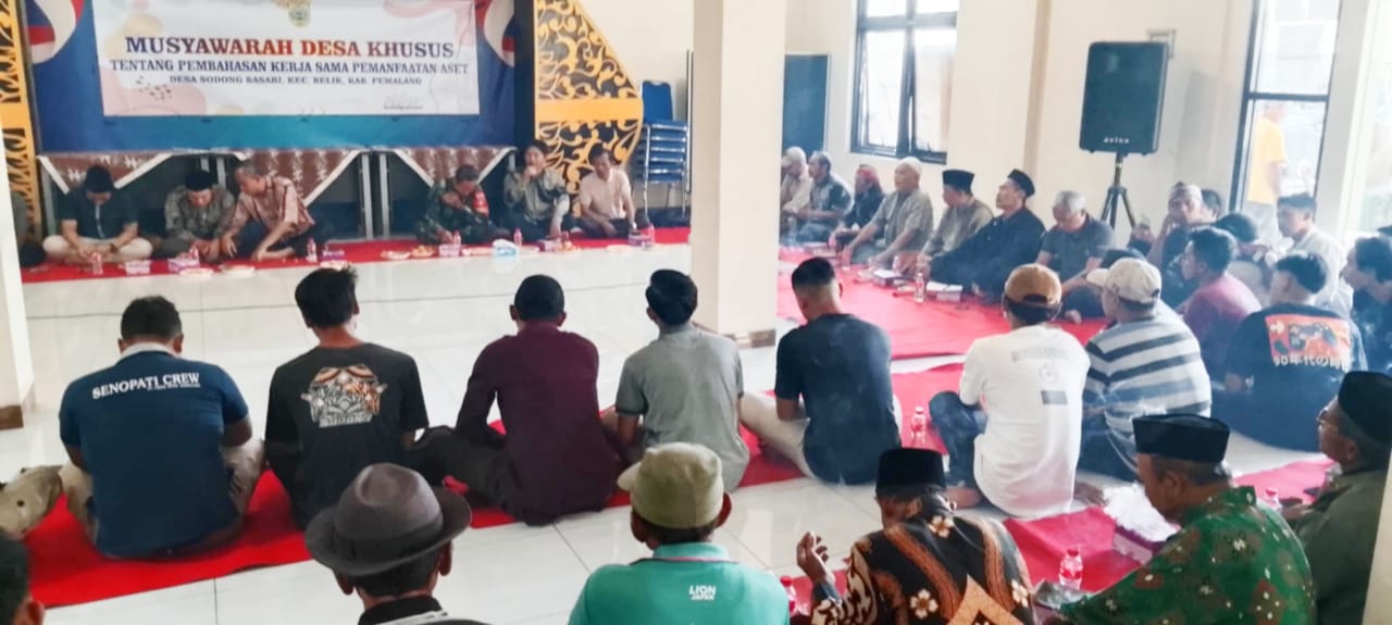 Kerja Sama Pemanfaatan Aset Desa Sodongbasari Kabupaten Pemalang Disetujui Warga