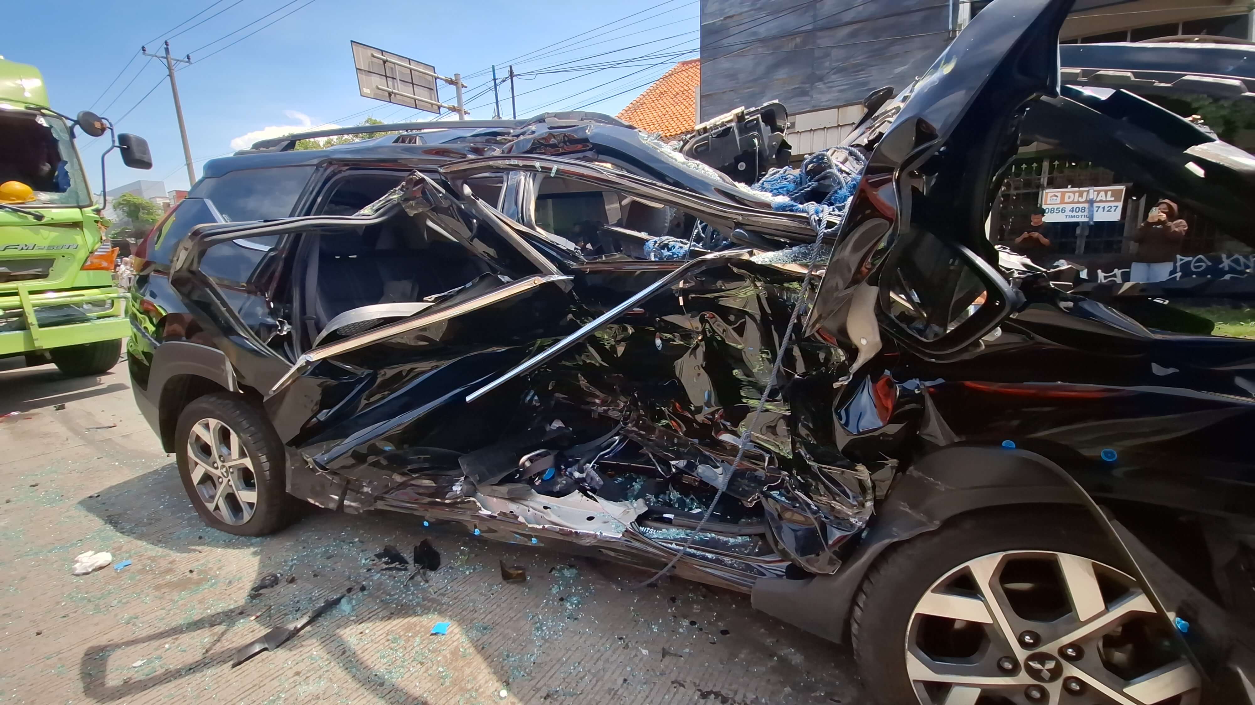 Kecelakaan Karambol di Blandong Pemalang, Libatkan 2 Mobil dan 4 Truk