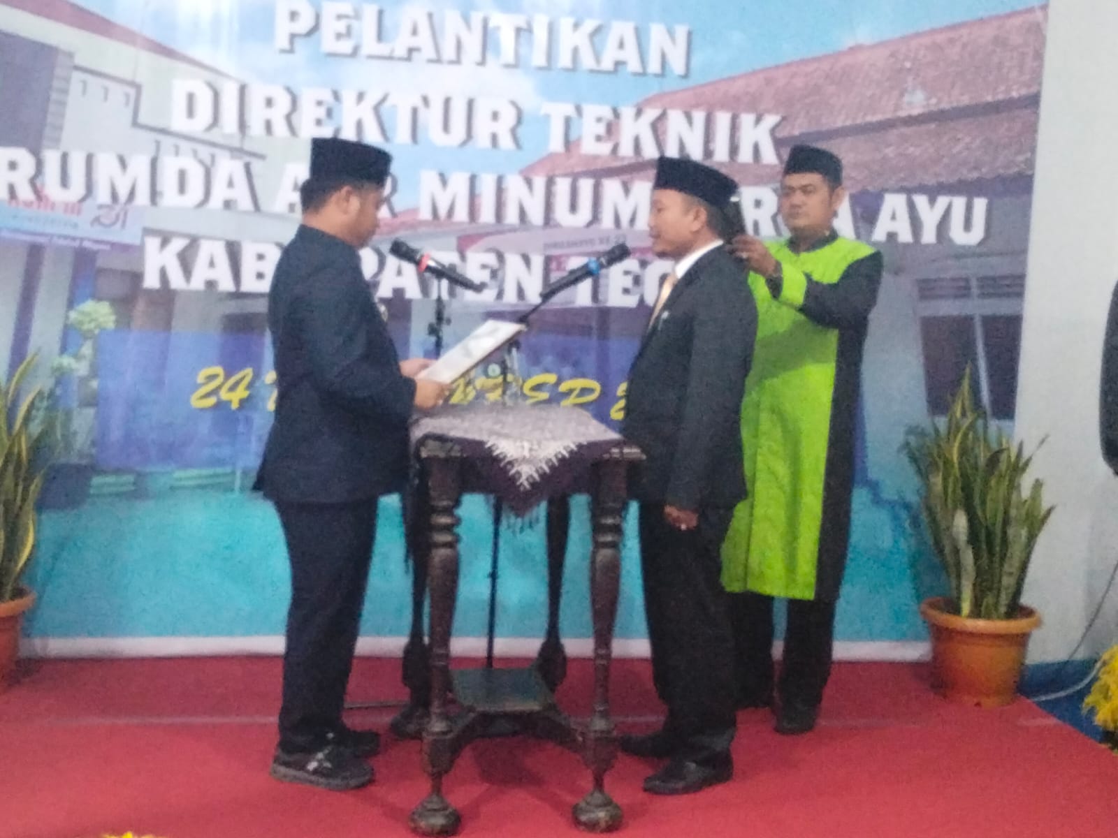 Lantik Direktur Teknik Perumda Tirta Ayu, Bupati Tegal Tekankan Pelayanan 