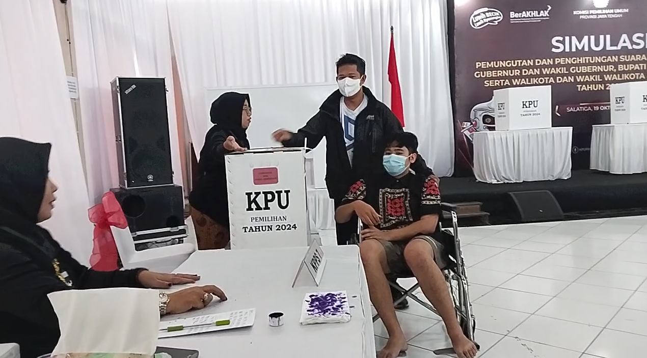 Simulasi Pemungutan Suara, KPU Jateng Tunjuk Salatiga sebagai Pilot Project 