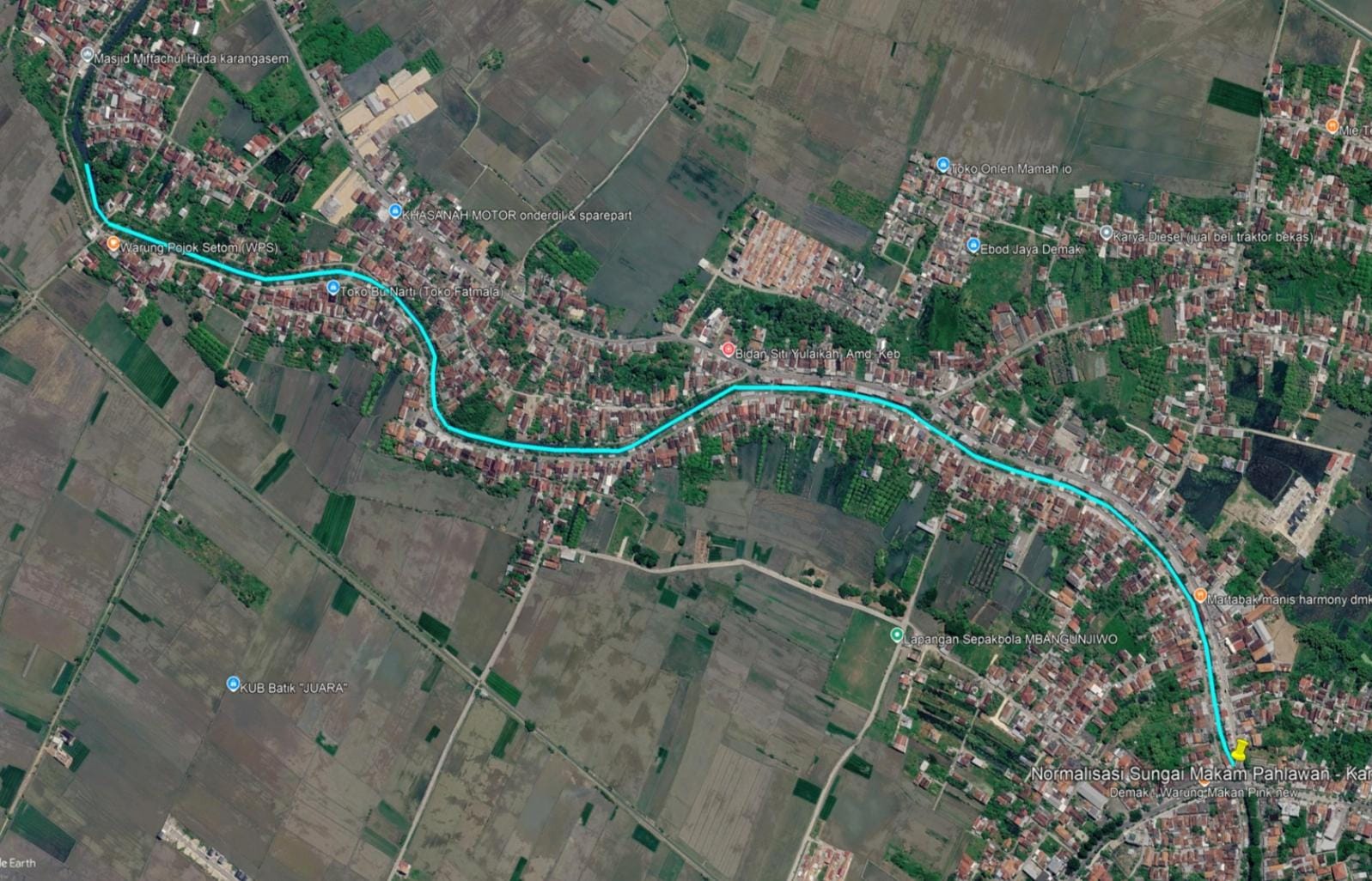2 Km Sungai Karangmlati Bakal Dinormalisasi, Warga Minta Tempat untuk Usaha