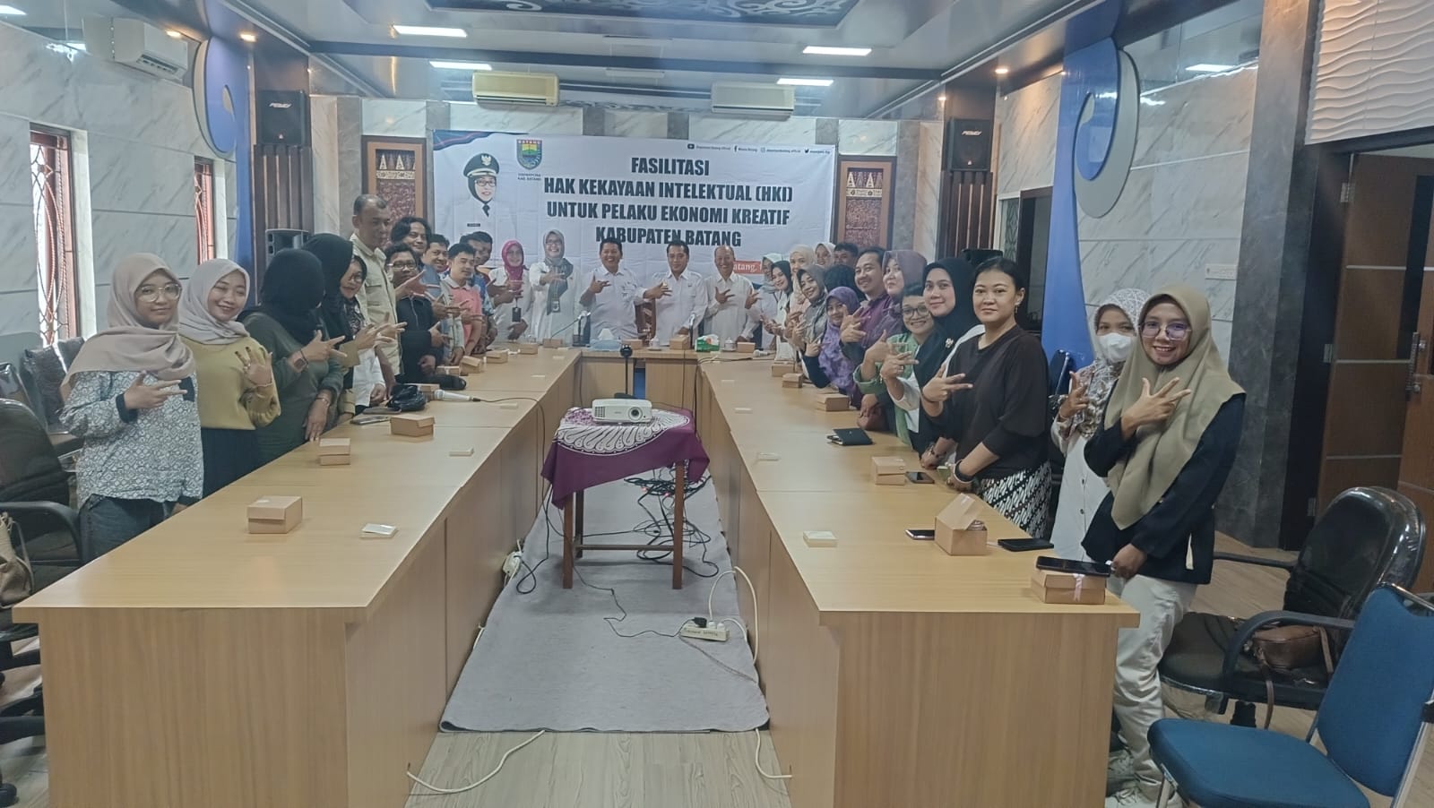 Pemkab Batang Fasilitasi 30 Pelaku Ekonomi Kreatif dengan Sertifikasi HKI, Beri Peluang Go Internasional