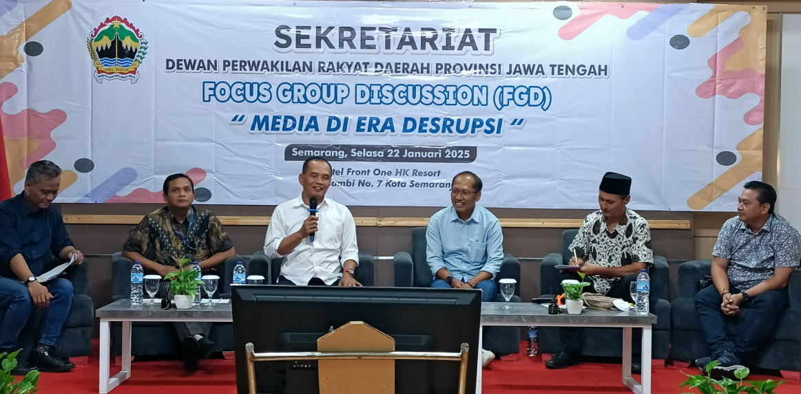 Ketua DPRD Jateng Dorong  Media Massa Beradaptasi dengan Perubahan 