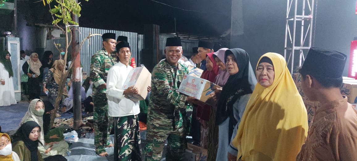 Koramil 08 Talang Kabupaten Tegal Bersalawat, Peringati HUT ke-78 TNI