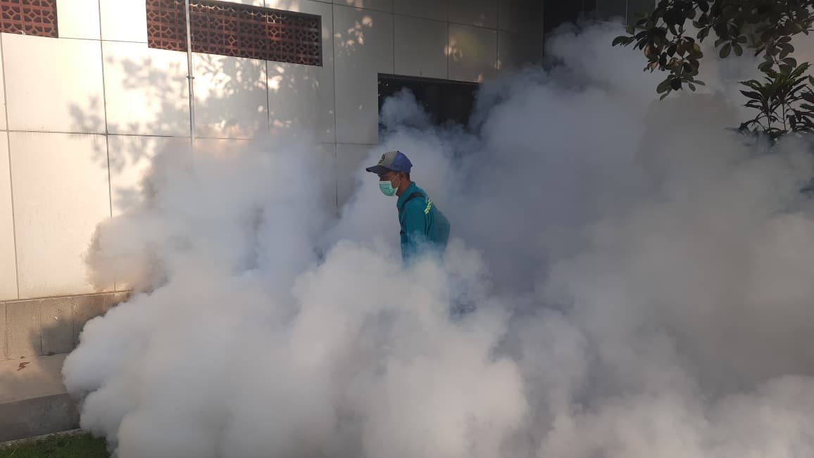 Asrama Haji Donohudan Boyolali Dipenuhi Asap Tebal, Ada apa?