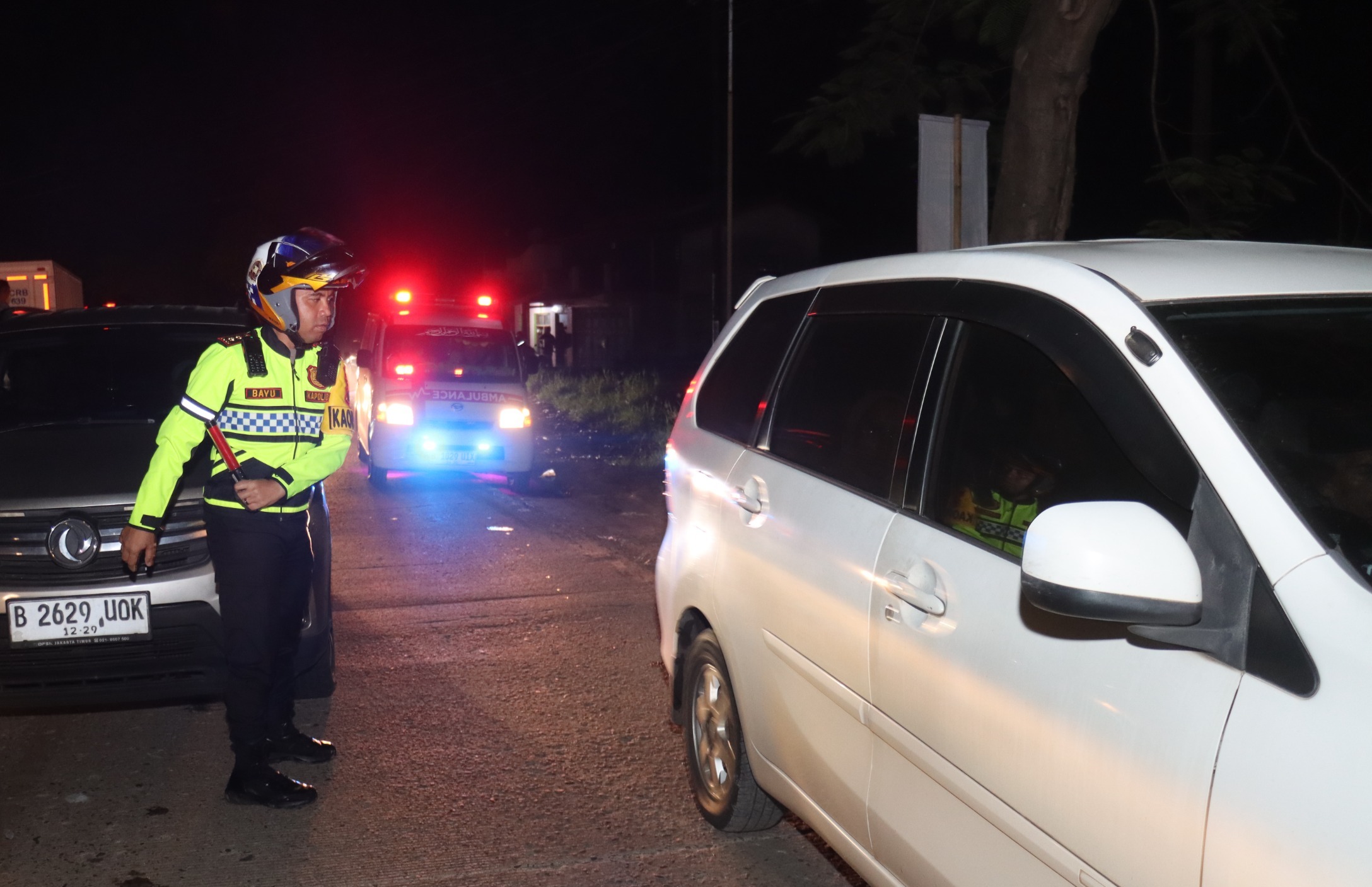 Kapolres Tegal Turun Langsung Urai Kemacetan Hingga Brebes, Arus Mudik Lancar