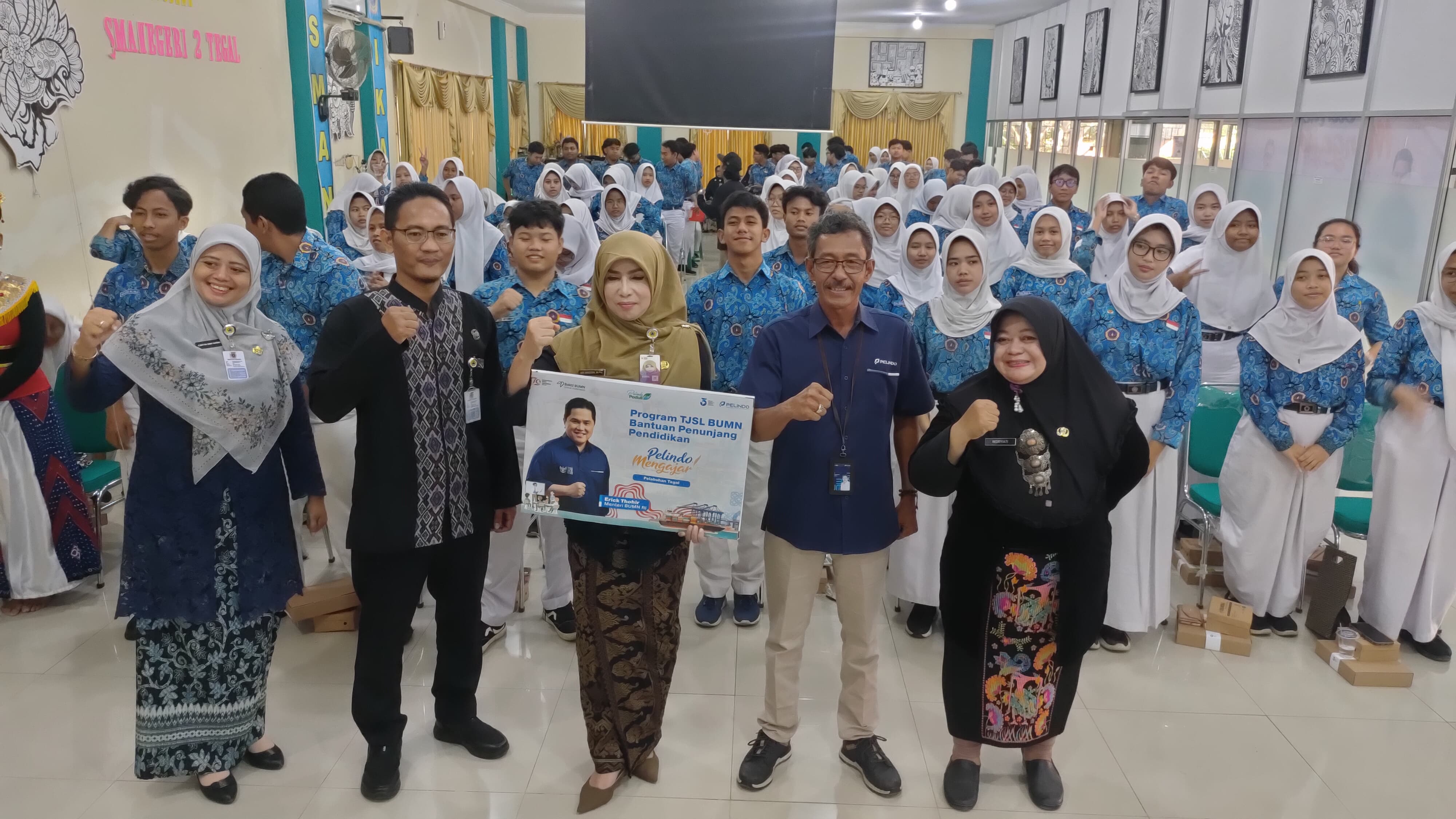 SMA Negeri 2 Kota Tegal Dukung Program Pelindo Mengajar