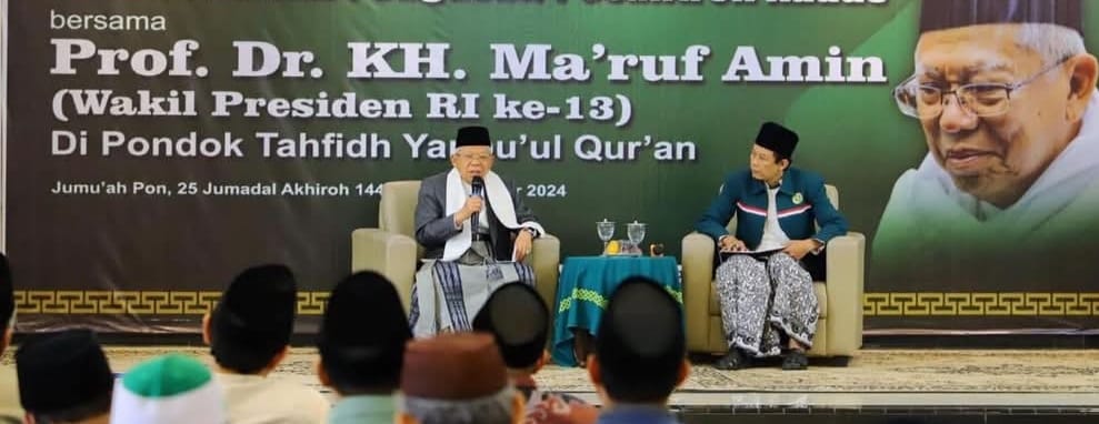 Ulama Beri Warna dan Tak Abai Politik, Pesan Ma’ruf Amin saat Kunjungi Ratusan Kiai di Kudus