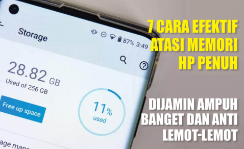 7 Cara Mengoptimalkan Memori Hp Android agar Tidak Lemot