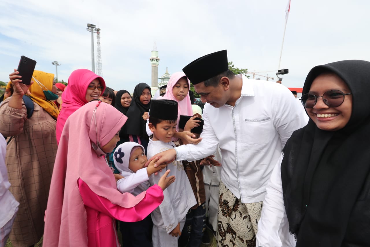 Representasikan Kerukunan, Alun-alun Kota Semarang Jadi Tempat Upacara Peringatan Hari Santri