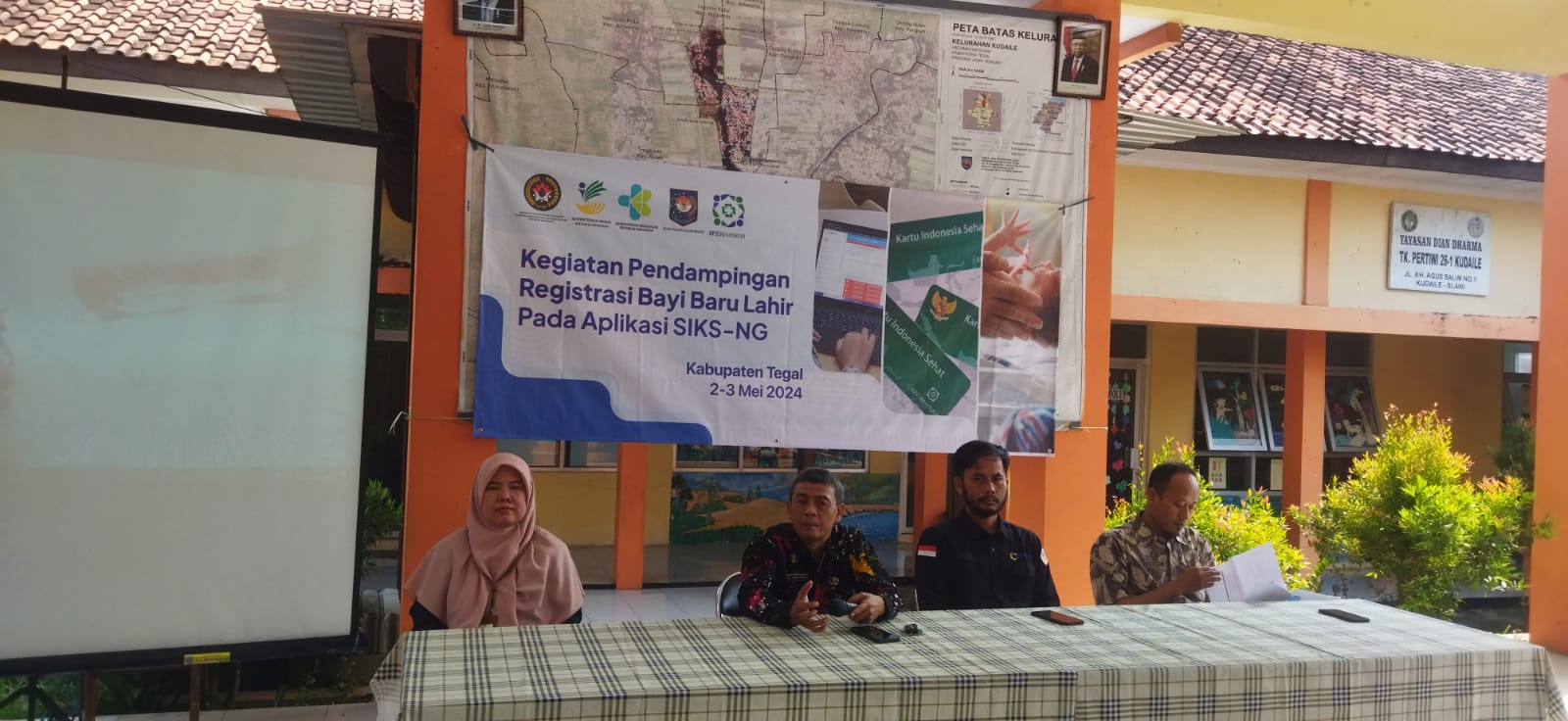 Dinas Sosial Kabupaten Tegal Lakukan Pendampingan Registrasi NIK Bayi Baru Lahir 