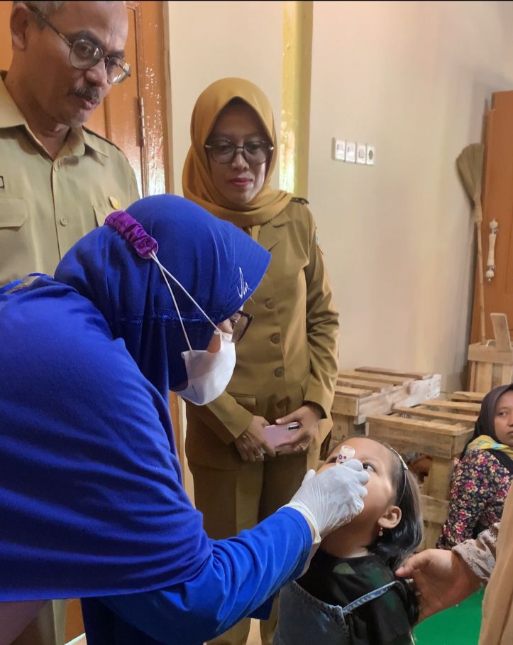 800 Anak di Desa Wanarata Kabupaten Pemalang Jadi Target Imunisasi Polio