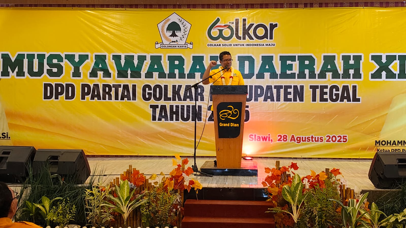 Ketua DPD Partai Golkar Kabupaten Tegal Agus Solichin Siap Konsolidasi hingga Tingkat RT/RW