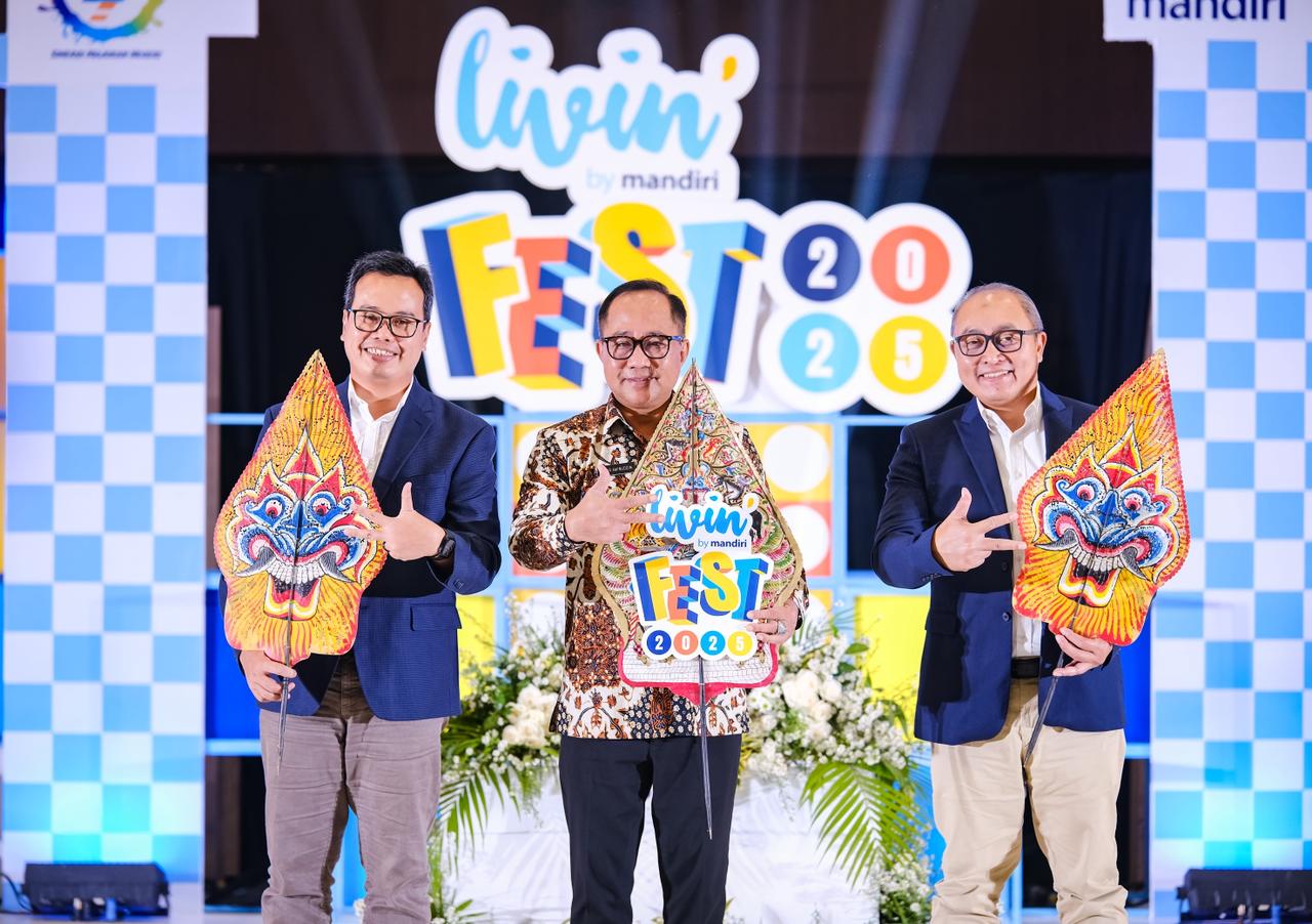Bank Mandiri Resmi Buka Livin’ Fest 2025 di Dome Universitas Diponegoro Semarang
