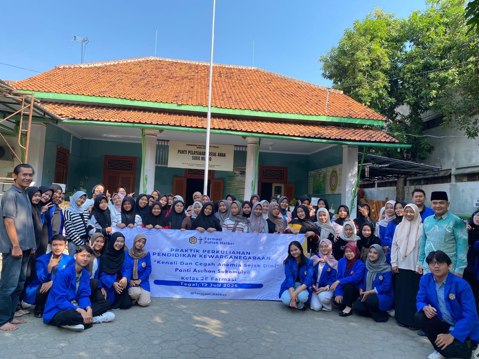 Mahasiswa Farmasi Poltek Harber Tegal Ajak Anak Panti Kenali dan Cegah Anemia Sejak Din