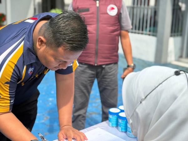 Lapas Kelas IIB Purwodadi Tes Urine Petugas dan WBP Secara Random, Ini Hasilnya