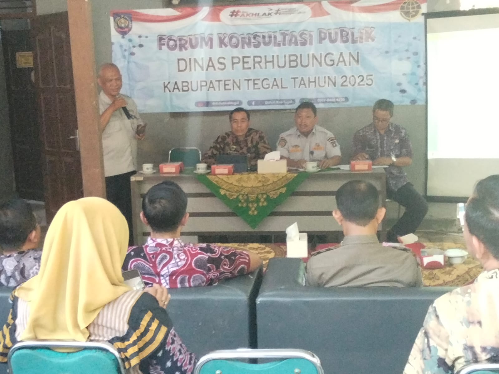 Dishub Kabupaten Tegal Gelar Forum Konsultasi Publik Bahas Standar Pelayanan