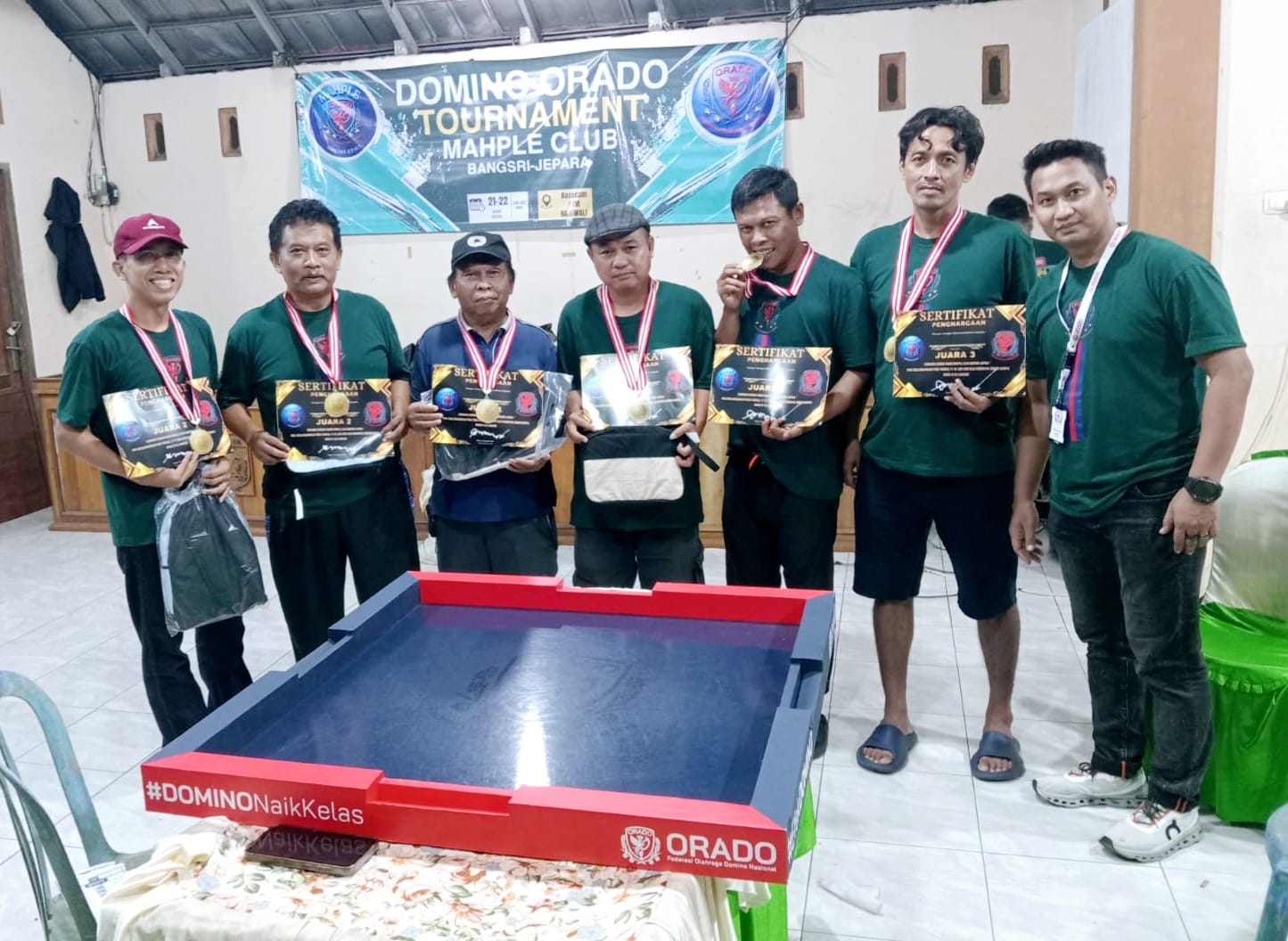 Cabor Domino di Jepara Diperkenalkan sebagai Olahraga Prestasi