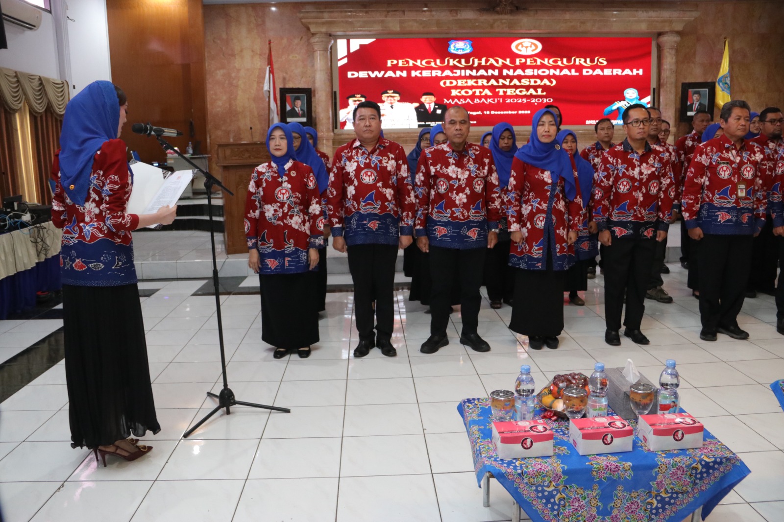 Pengurus Dekranasda Kota Tegal Dilantik, Wali Kota Dorong Perajin Lokal Naik Kelas