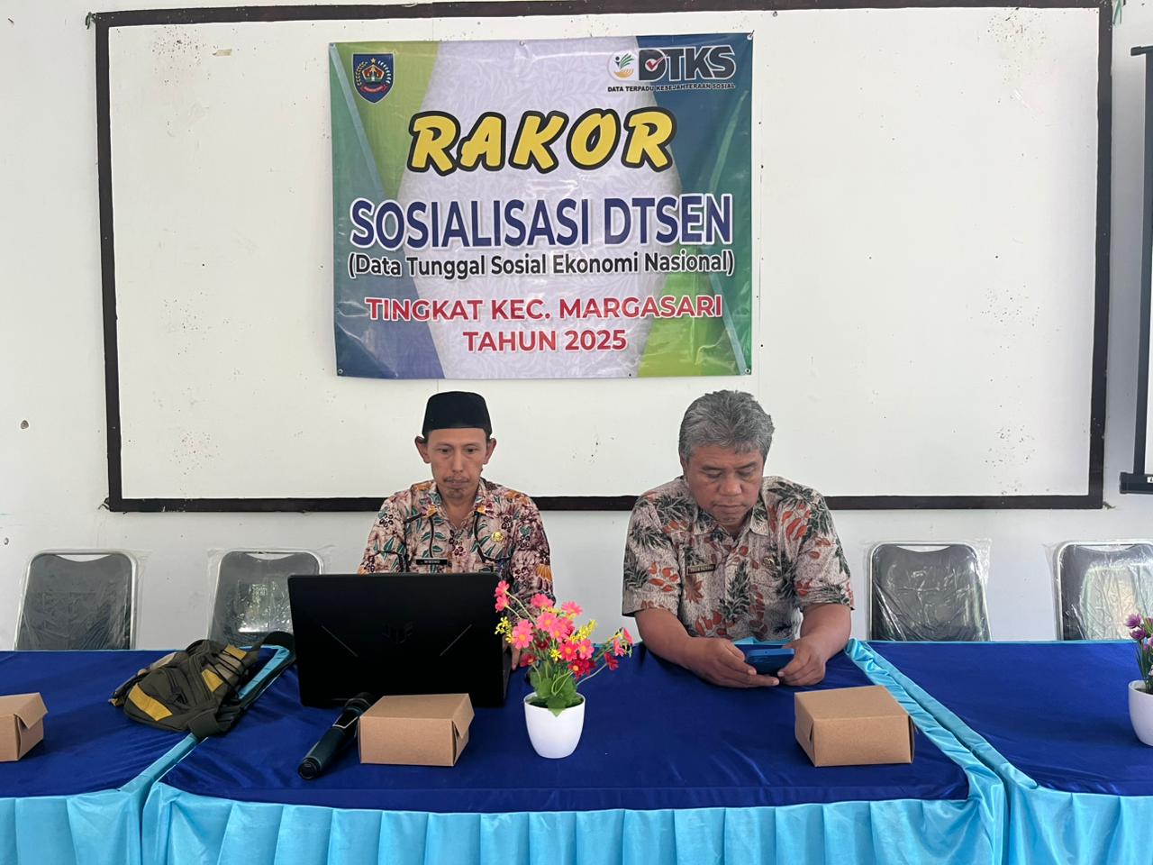Dinsos  Kabupaten Tegal Gelar Rakor Sosialisasi DTSEN ‎
