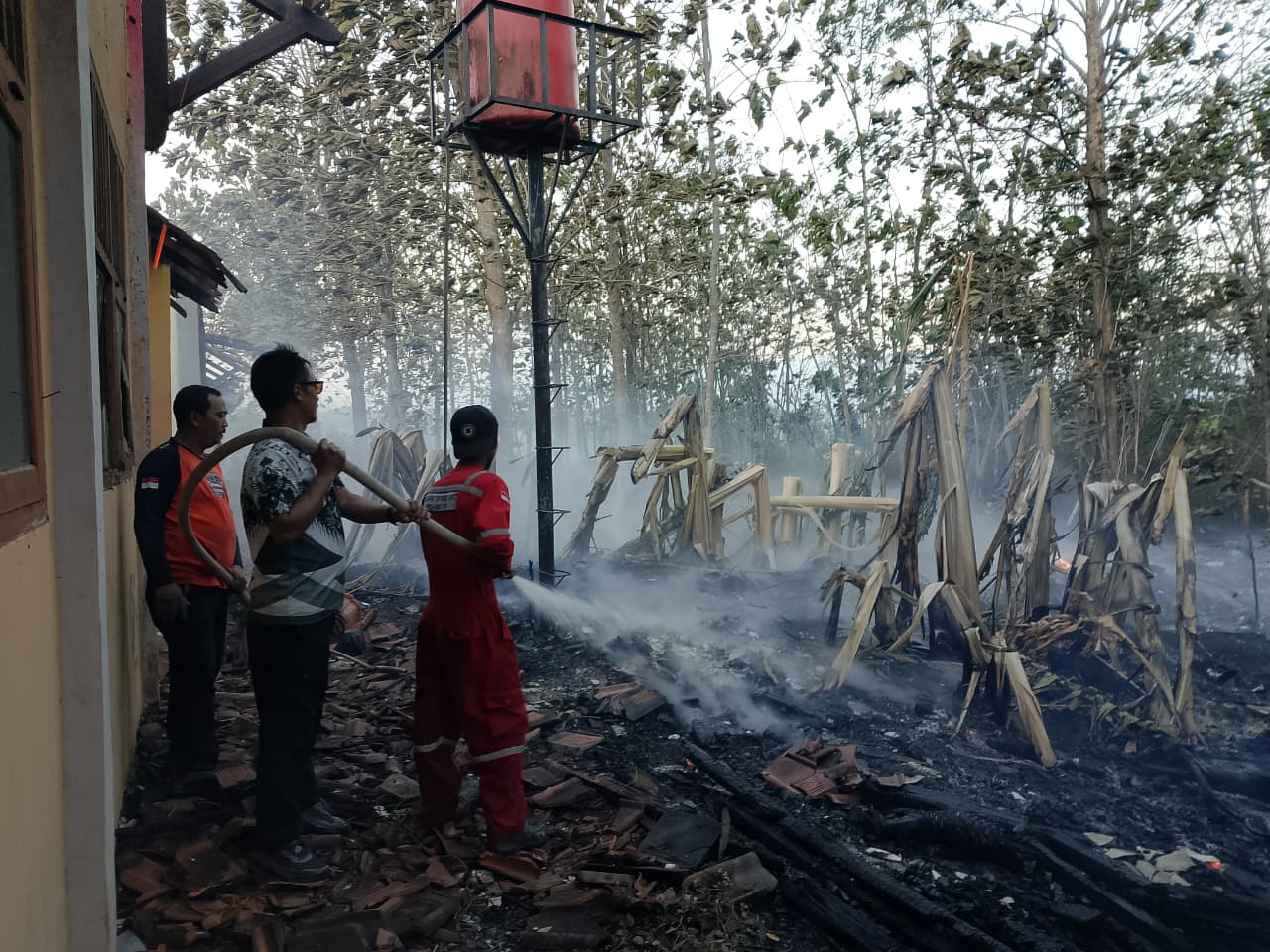 Kebakaran Hebat, Lima Ruang Kelas SMAN 1 Bantarkawung Dilalap Api