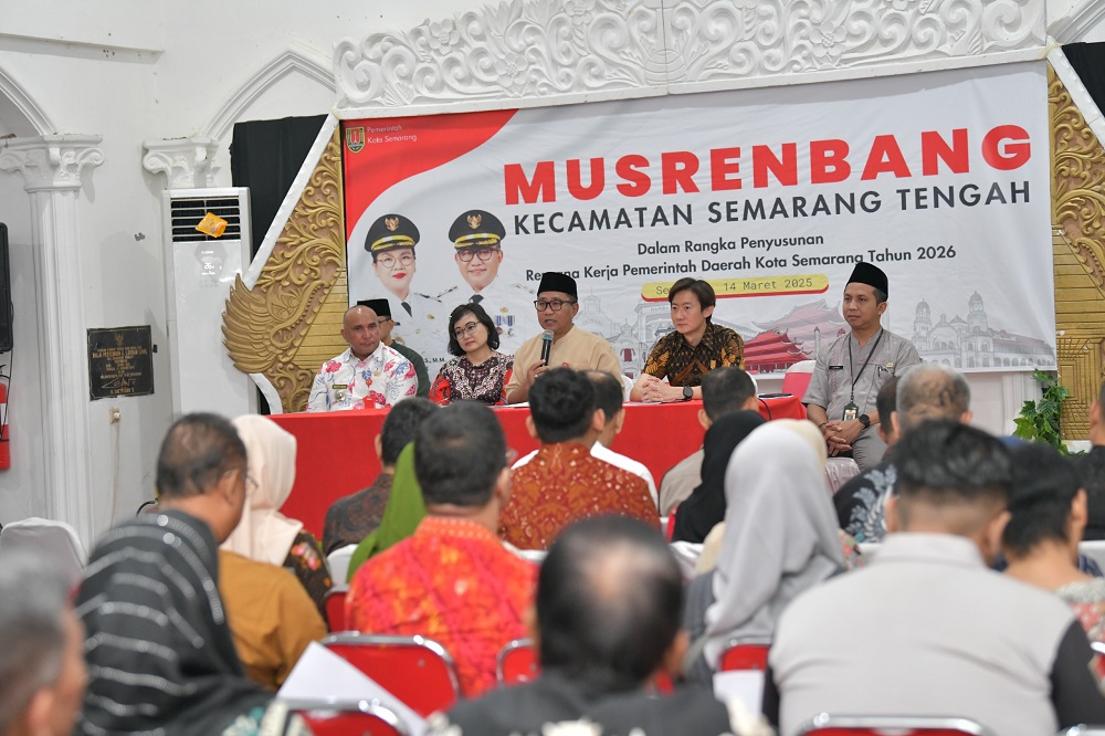 Wakil Wali Kota Semarang Sampaikan 5 Pokok Kebijakan Pembangunan Kota pada Musrembang tingkat Kecamatan