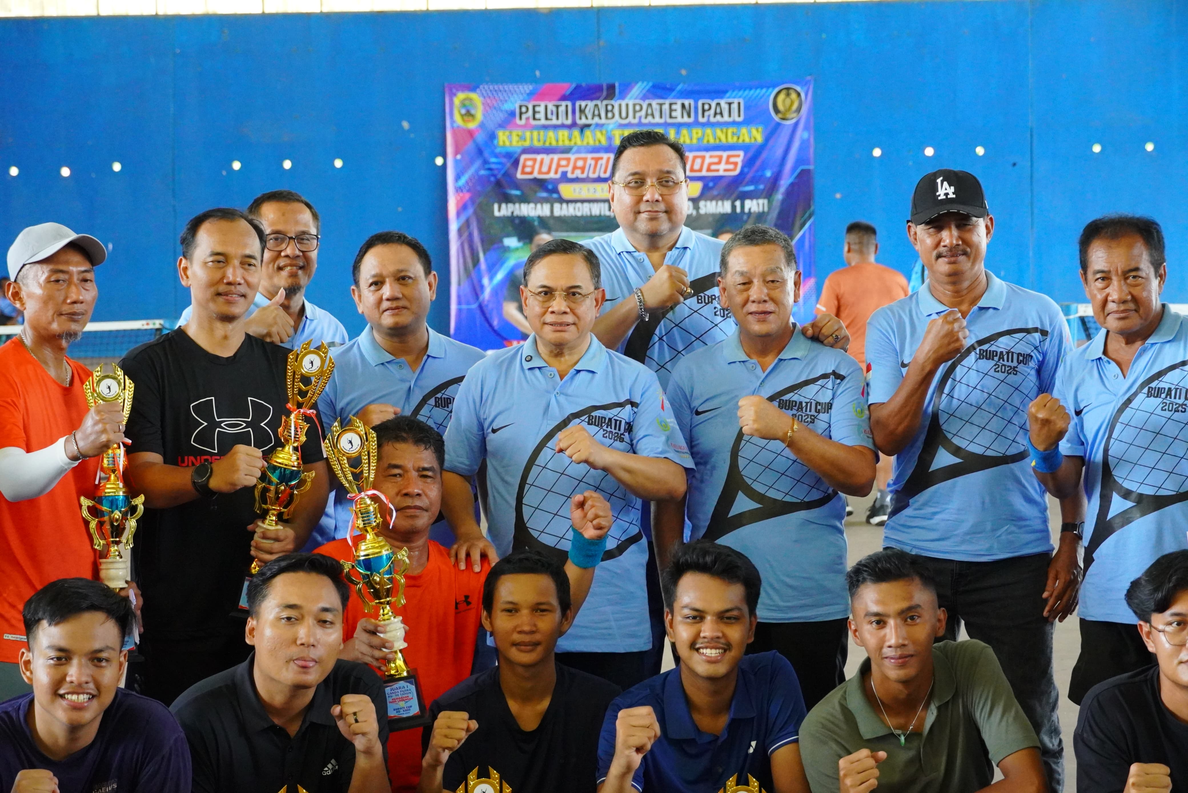 Sukses Gelar Kejuaraan Tenis Lapangan Bupati Cup, Sudewo Puji Ketua Pelti Pati