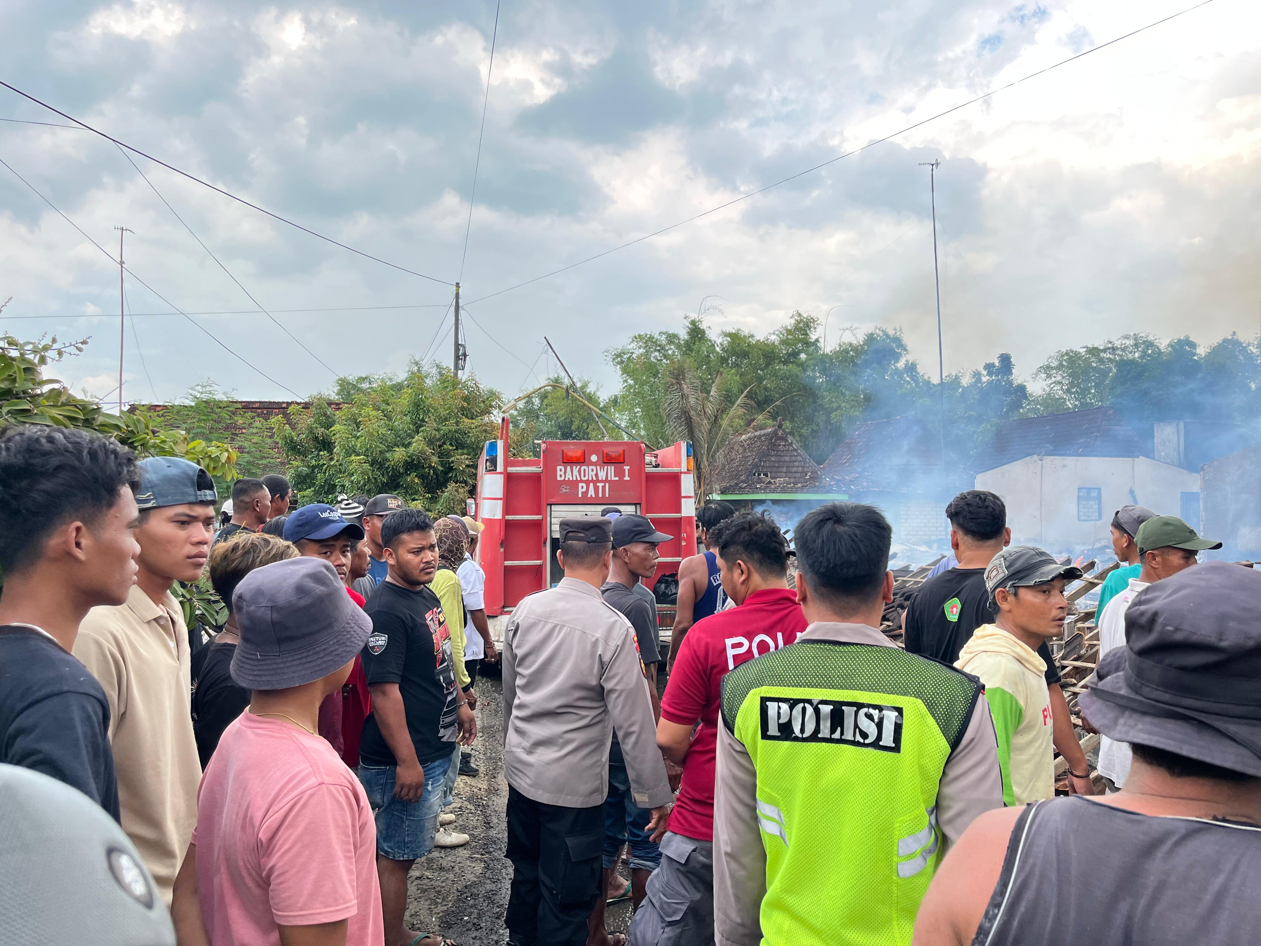 Polisi Usut Dugaan Pembakaran Dua Rumah di Pati, Pelaku Dijebloskan Tahanan