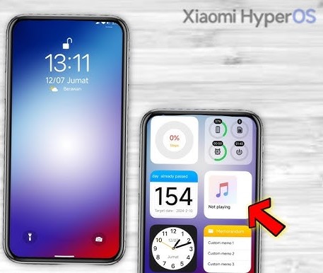 Mengubah Antarmuka Android menjadi iPhone dengan Dynamic Notch HyperOS