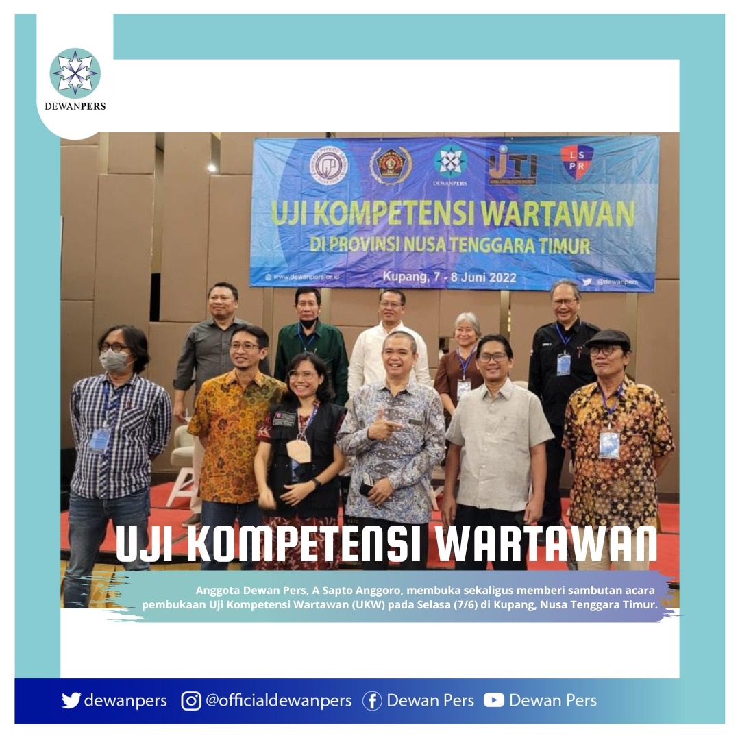 Dewan Pers Lakukan Percepatan Peserta Uji Kompetensi Wartawan