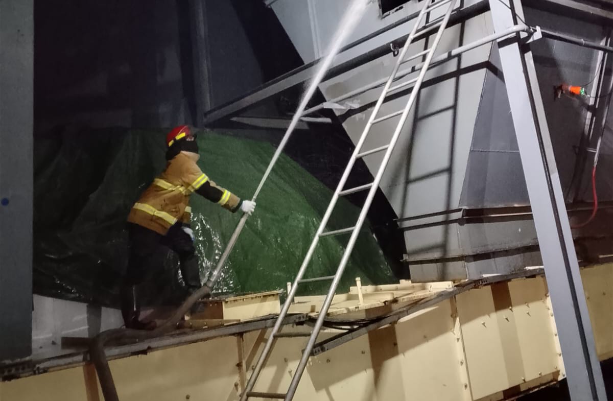 Terulang, Pabrik Wood Pellet PT SGS Kebakaran Lagi di KITB Batang, Dua Pekerja Luka