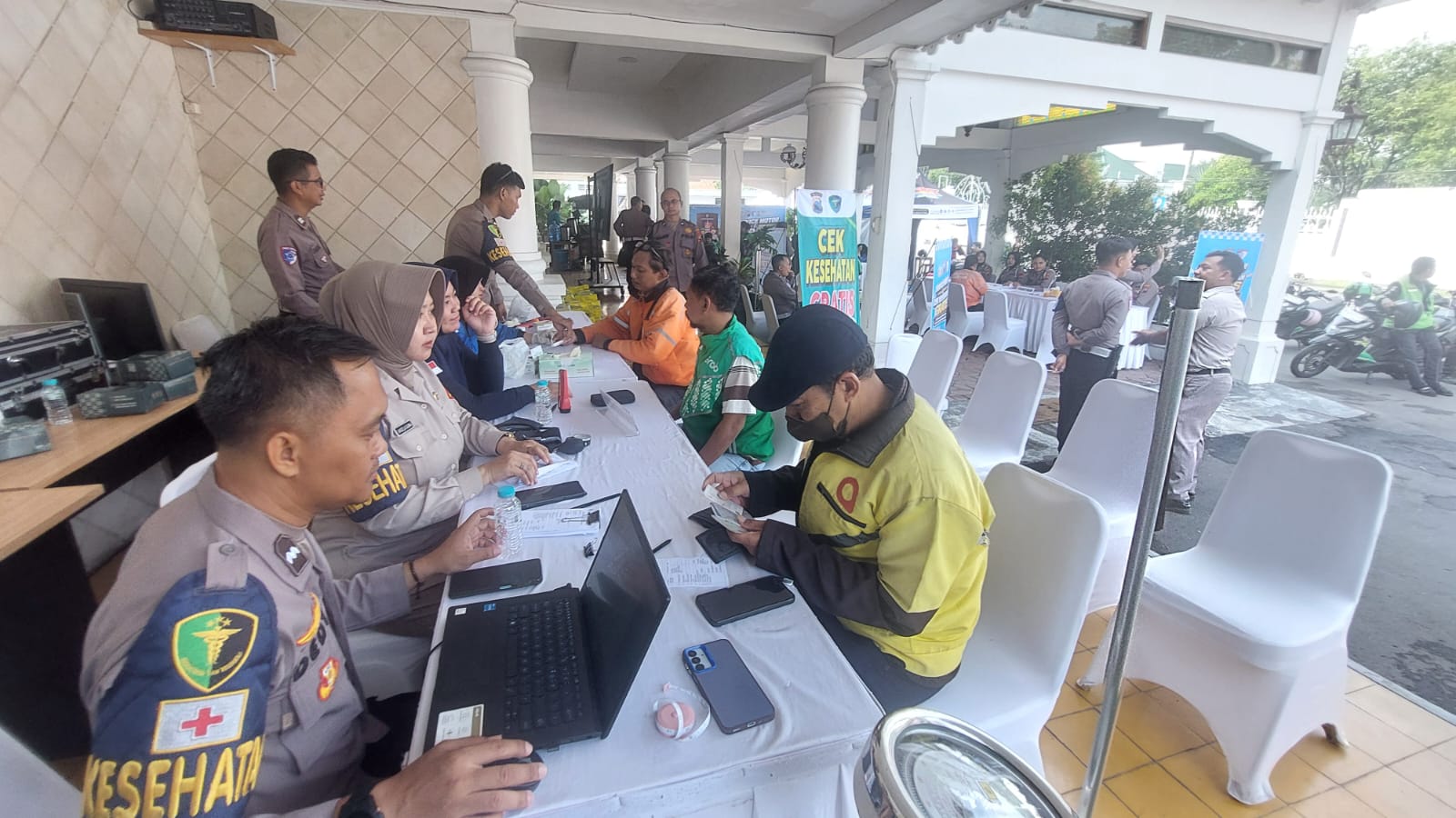 Polresta Solo Servis Motor Gratis Bagi Ojol, Ringankan Beban Operasional Driver