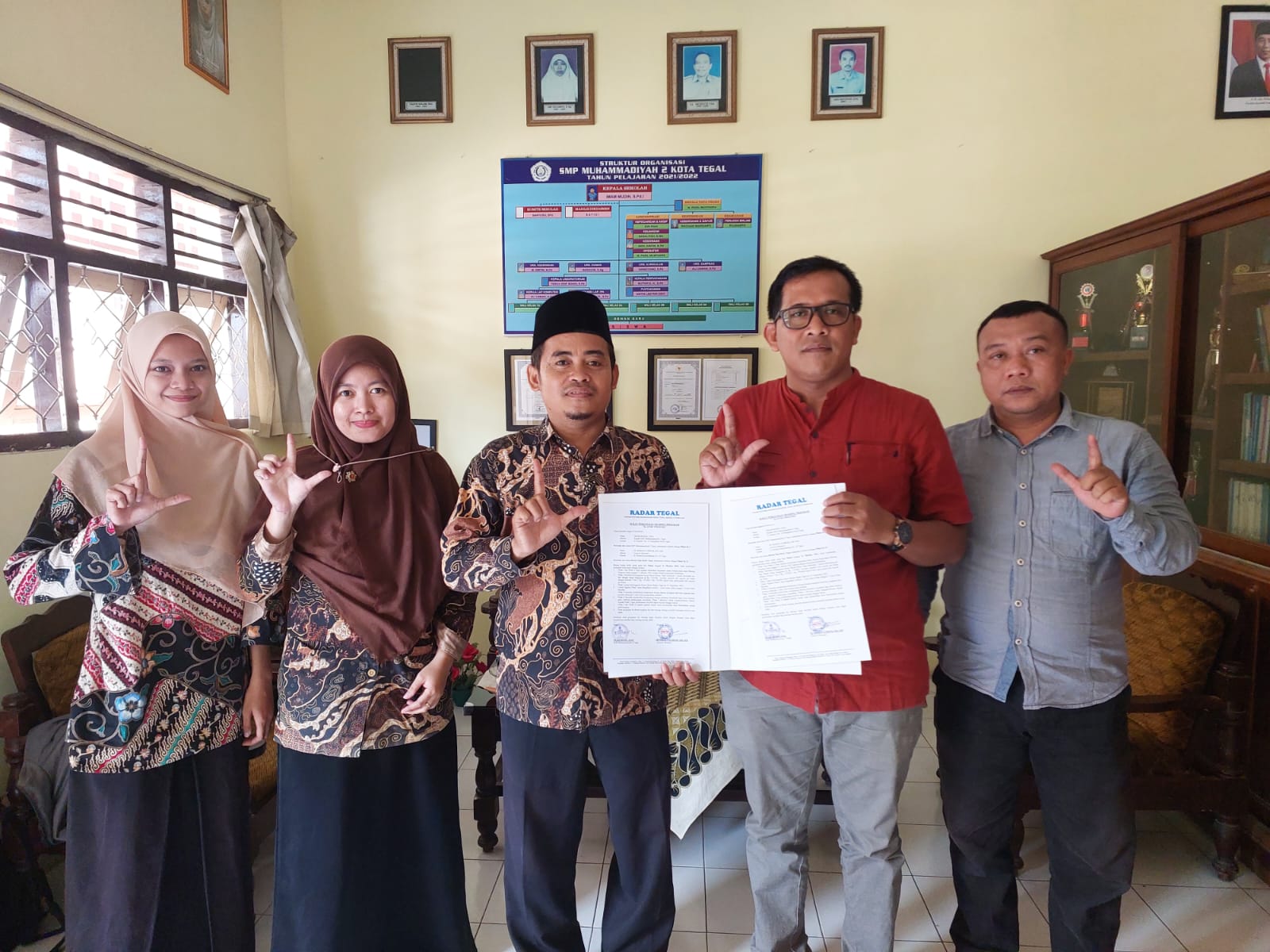 Tingkatkan Literasi, SMP Muhammadiyah 2 Kota Tegal Gandeng Koran Radar Tegal