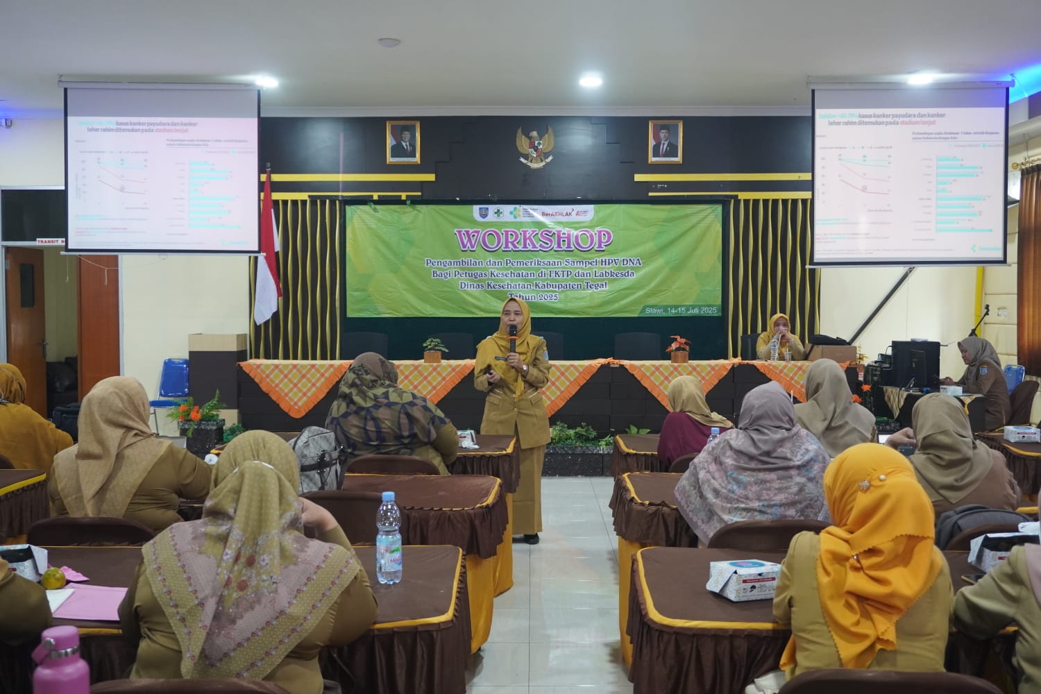 Petugas Labkesda Kabupaten Tegal Dilatih Pemeriksaan HPV DNA ‎