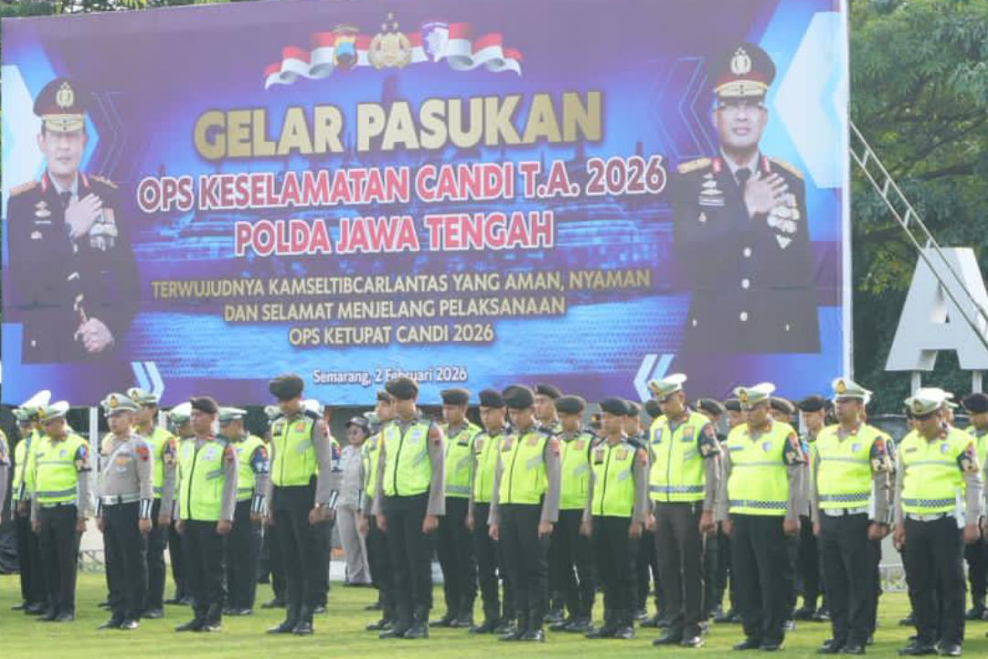 Cipta Kondisi Jelang Ramadhan, Polda Jateng Gelar Operasi Keselamatan Candi 2026 Selama 14 Hari