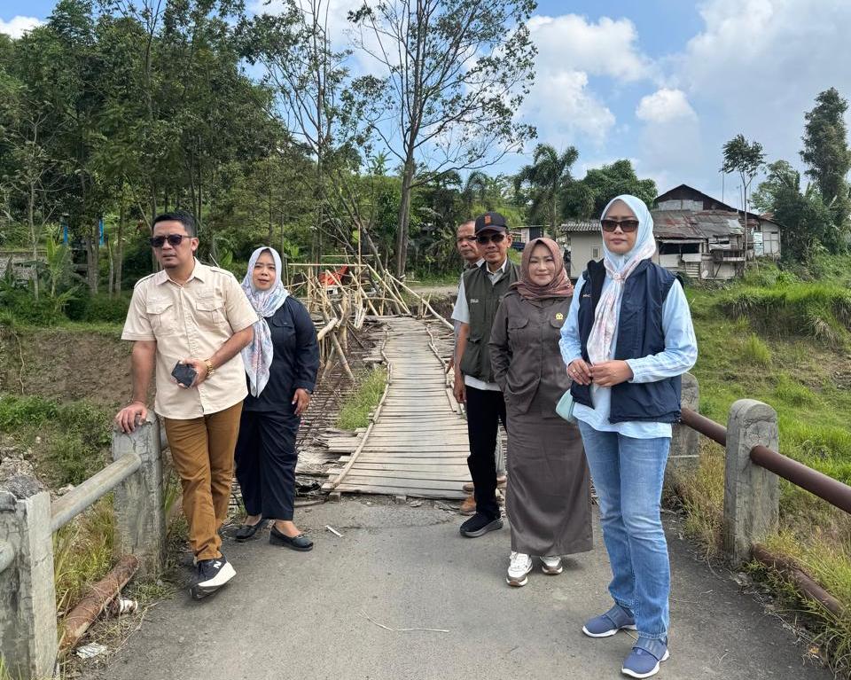 Jembatan Kali Pedes Tegal Terbengkalai, Akan Diperbaiki Pakai APBD Brebes