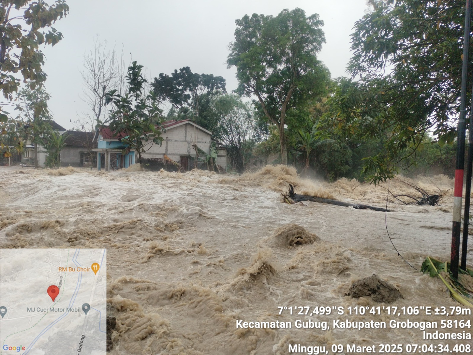 Banjir Kembali Melanda Grobogan, 20 Desa dari Enam Kecamatan Terdampak