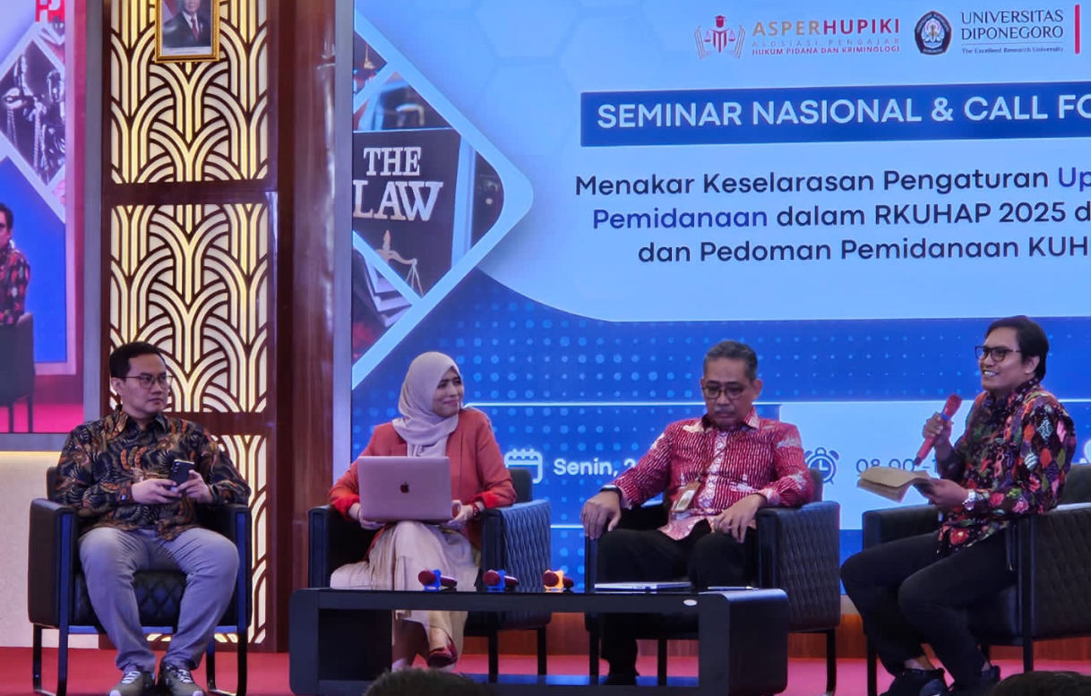 Seminar FH Undip Bahas Sinkronisasi RKUHAP 2025 dengan KUHP Baru