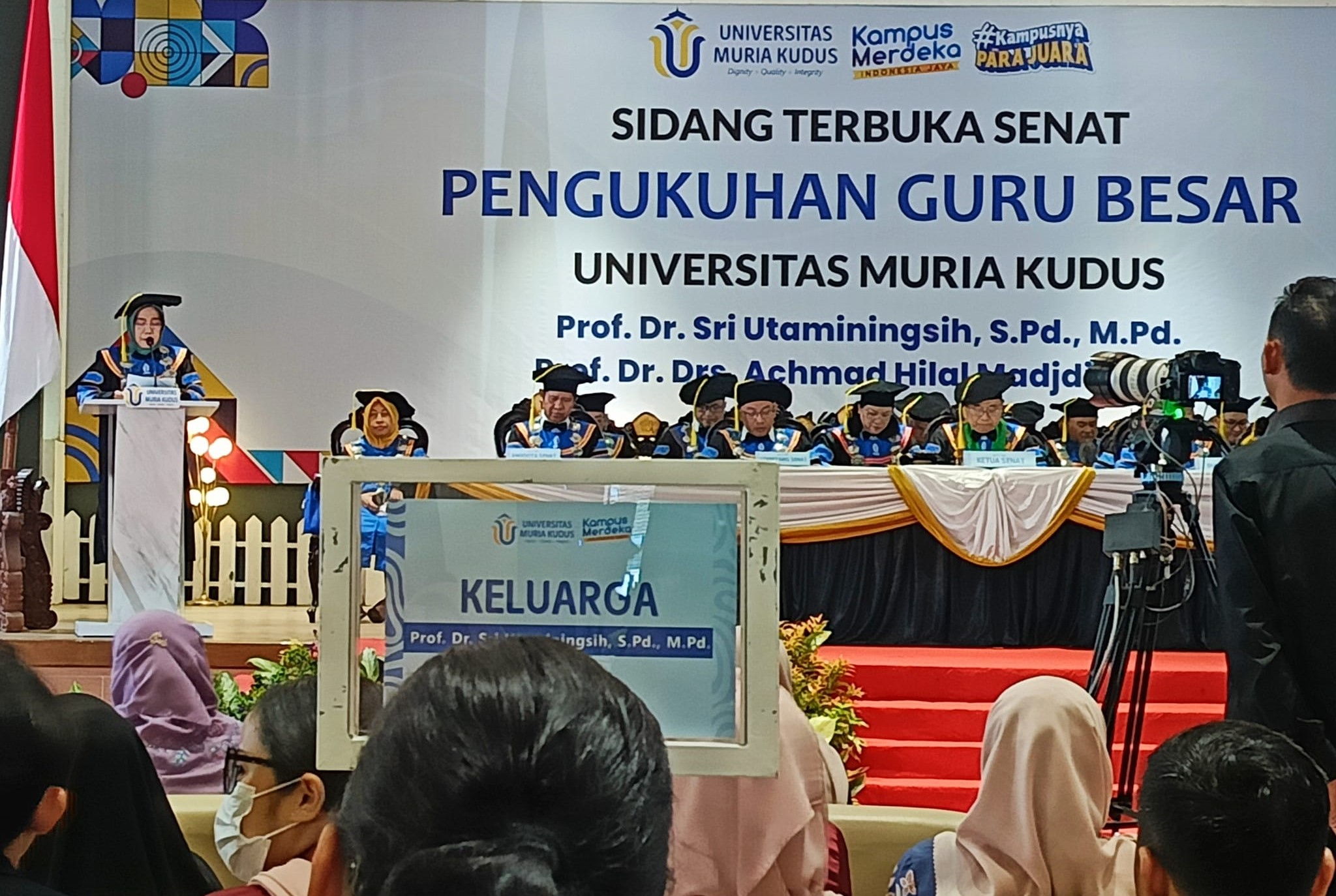 Kukuhkan Dua Guru Besar Sekaligus, UMK Bongkar Rahasia Strategi Pecah Telur