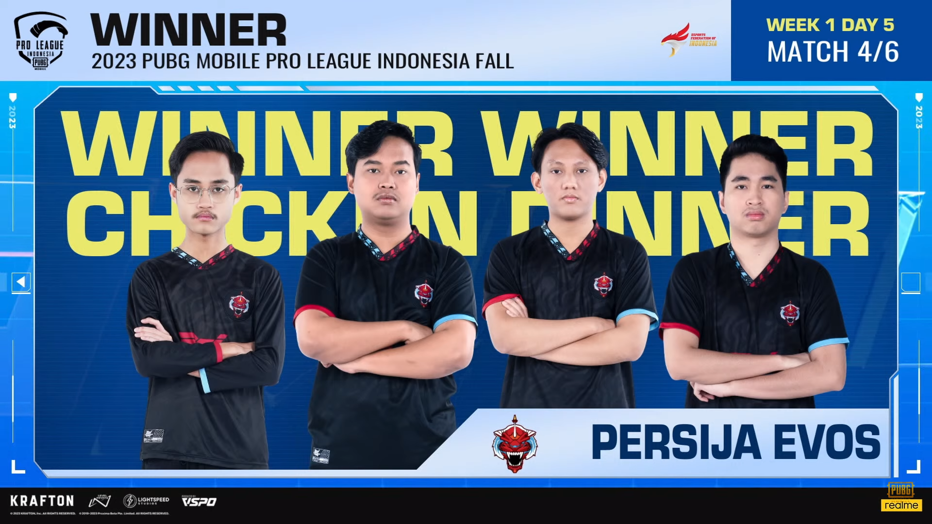 Pucuk Dingin! Persija Evos Esports Jadi Jawara Minggu Pertama PMPL Indonesia Fall 2023