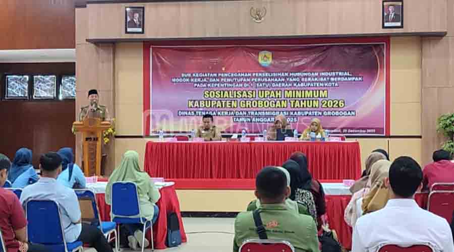 Pemkab Grobogan Belum Terapkan Upah Minimum Sektoral, Ini Alasannya