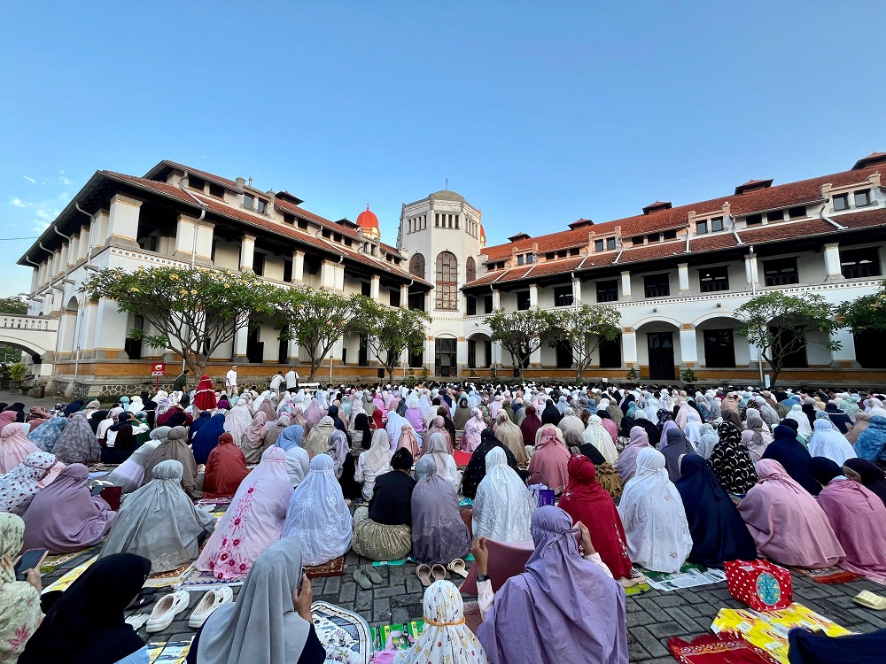 KAI Wisata Kembali Gelar Salat Idulfitri di Lawang Sewu, Targetkan Ribuan Jamaah