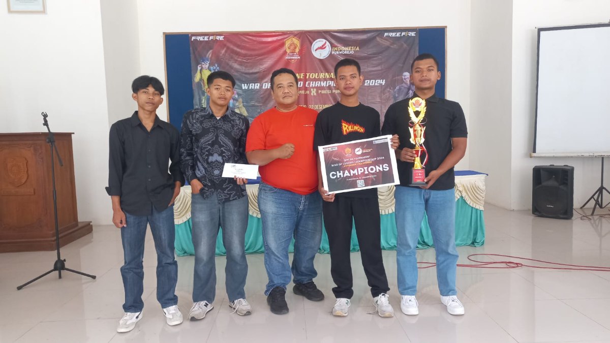 War of Legend Championship 2024 Purworejo, Ciptakan Bibit Atlet Esports Menuju Pra Porprov 2025