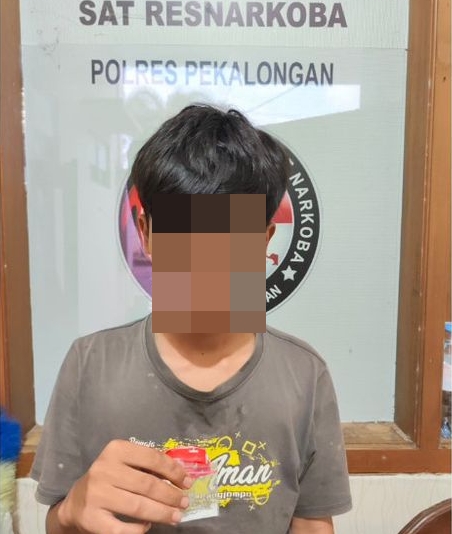 Hendak Mengirimkan Sabu, Polres Pekalongan Amankan Pemuda Asal Tirto  