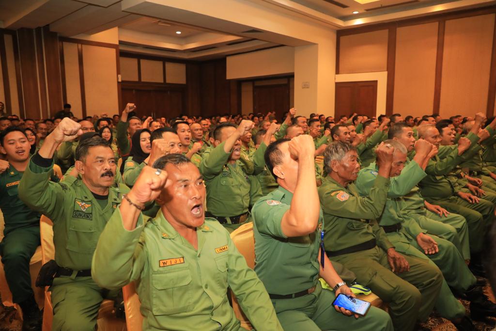 234 Ribu Satlinmas Siap Siaga Amankan 117 Ribu TPS di Jawa Tengah 