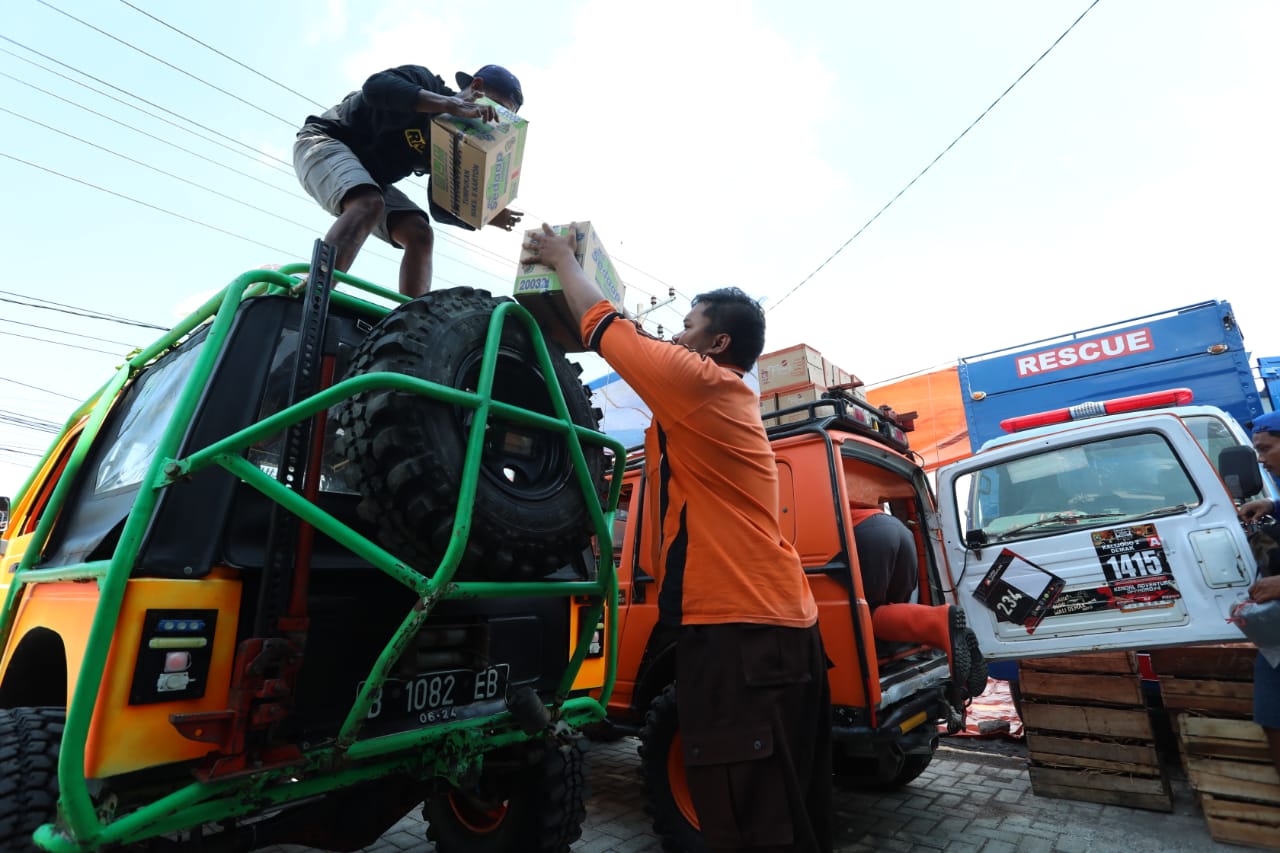 Gercep, BPBD Jateng Bangun Posko dan Dapur Umum di Daerah Terdampak Banjir Rob Pantura
